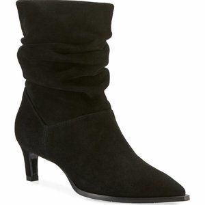 New! Aquatalia Maddy Weatherproof Mid-Heel Slouch Boots Size 11 DD307